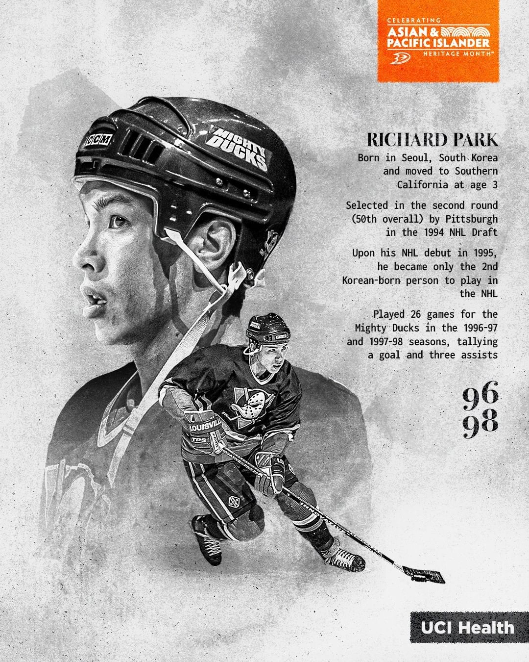 Honoring those who make our game special. Richard Park played in 14 NHL seasons ...
