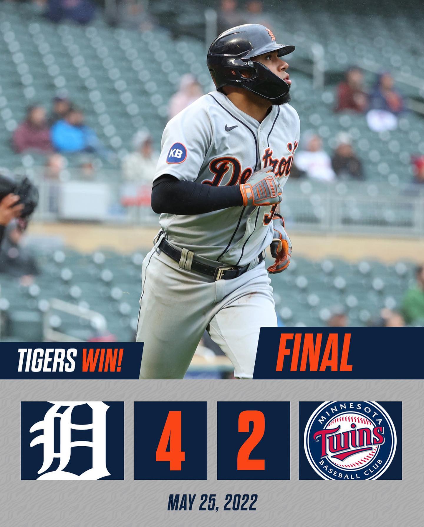 Worth the wait. #TigersWin...