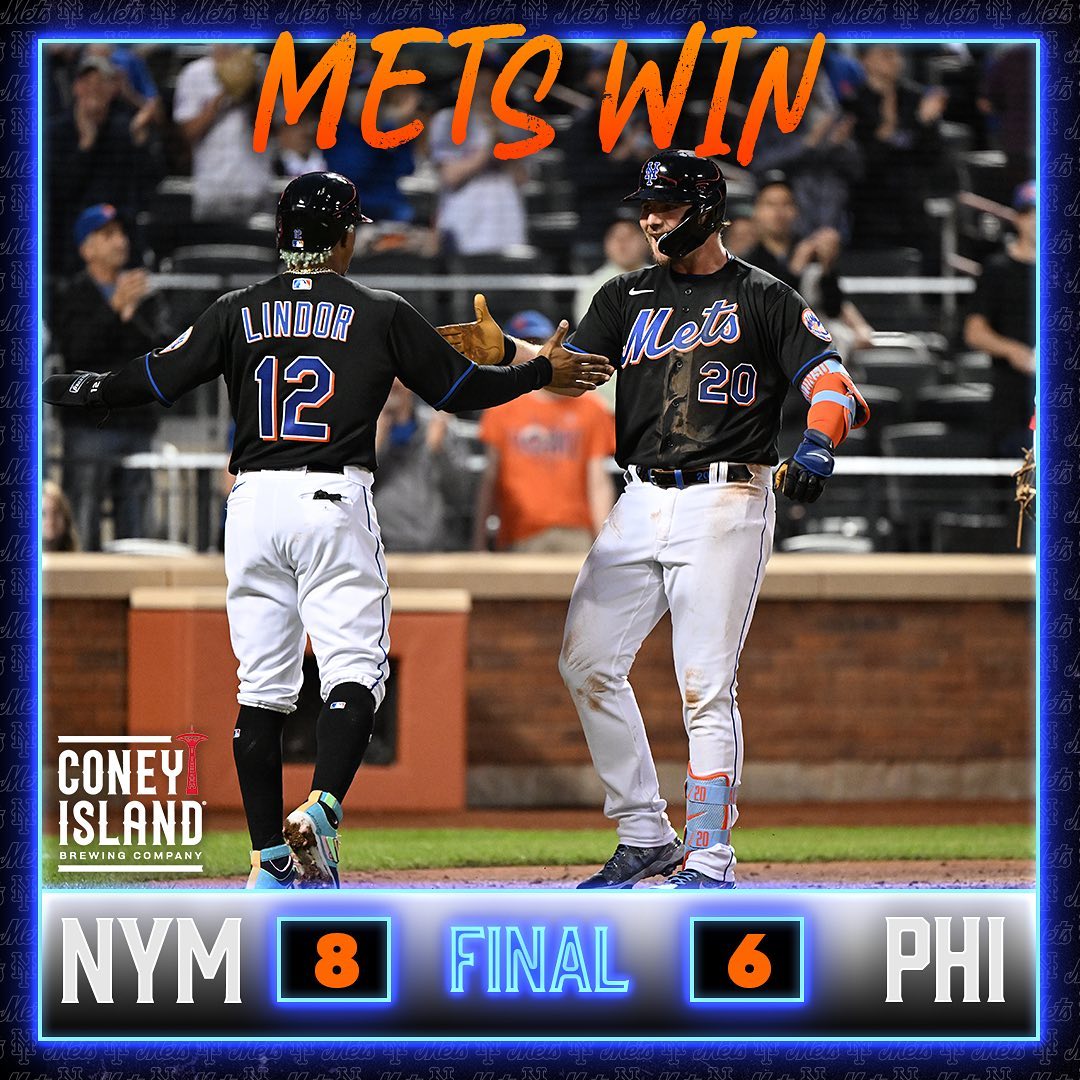 Starting the long weekend off right. #MetsWin #LGM...
