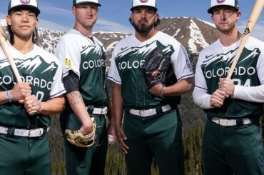 The @rockies City Connect uniforms are as cold as the Rocky Mountain peaks....