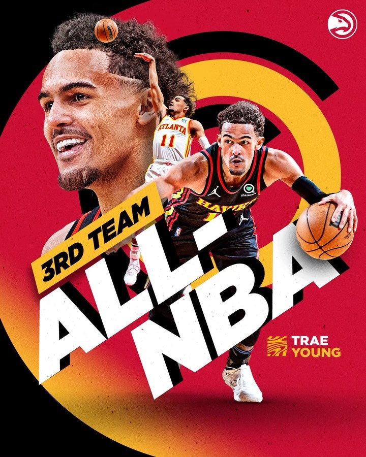 All-NBA Third Team  Congrats to @traeyoung on his first-career All-NBA selectio...