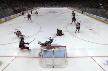 This glovely stop by Elvis is your 2021-22 Save of the Year...