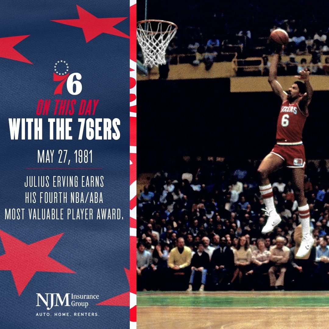 #OTD in 1981, Dr. J became the only player to win MVP in both the NBA and ABA....