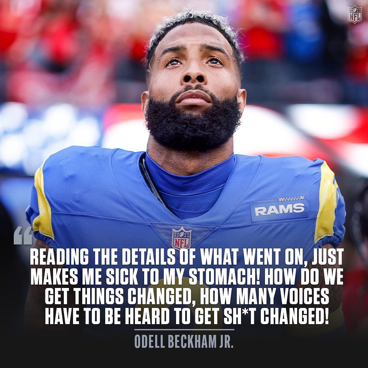 It's time for change.  @obj shares a strong message in reaction to the tragedy i...