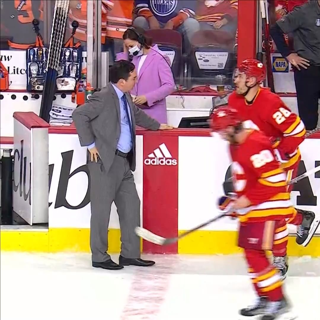 Live look at us waiting for Game 1 against the Avalanche.  #LetsGoOilers...