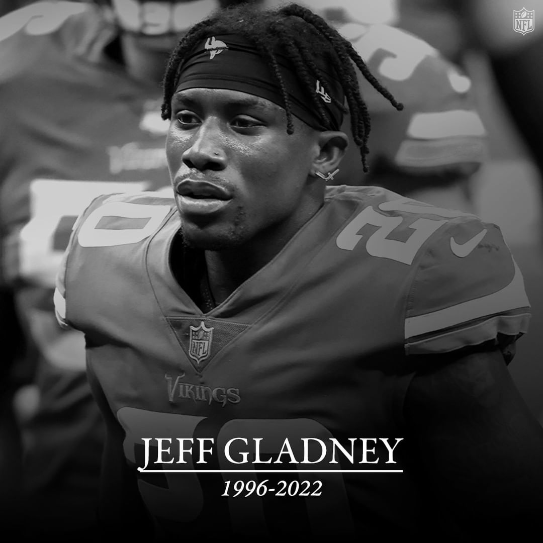 The NFL family mourns the tragic loss of Jeff Gladney and we extend our deepest ...
