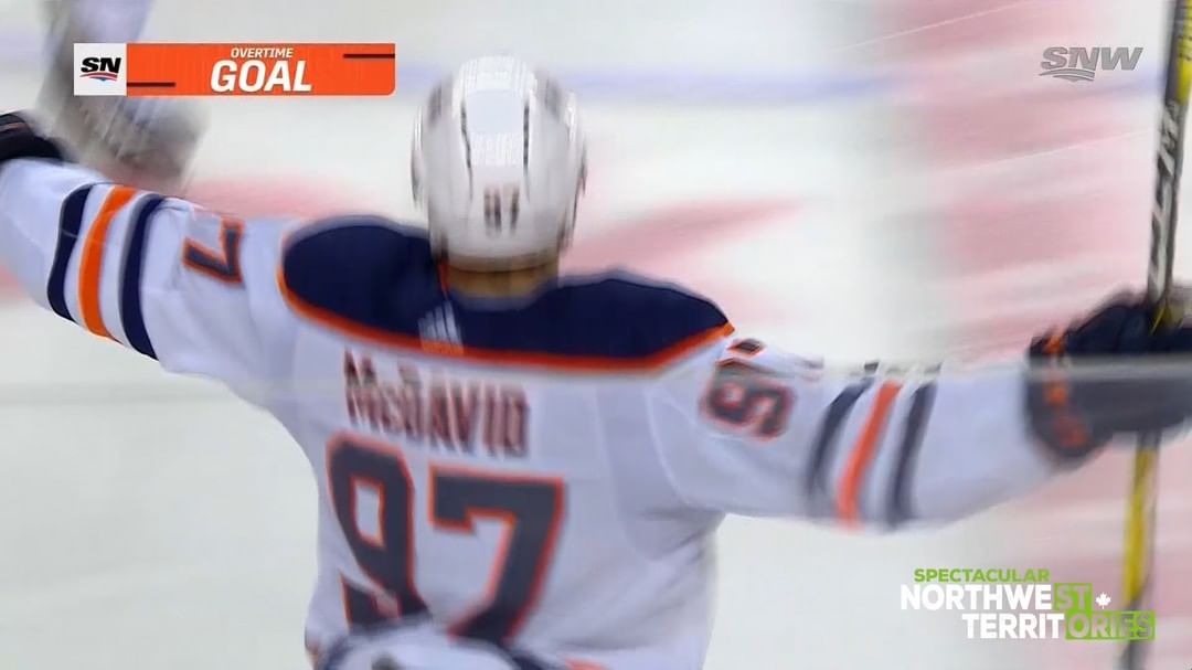 You know Connor's OT winner to send us to the Conference Final just HAD to be th...