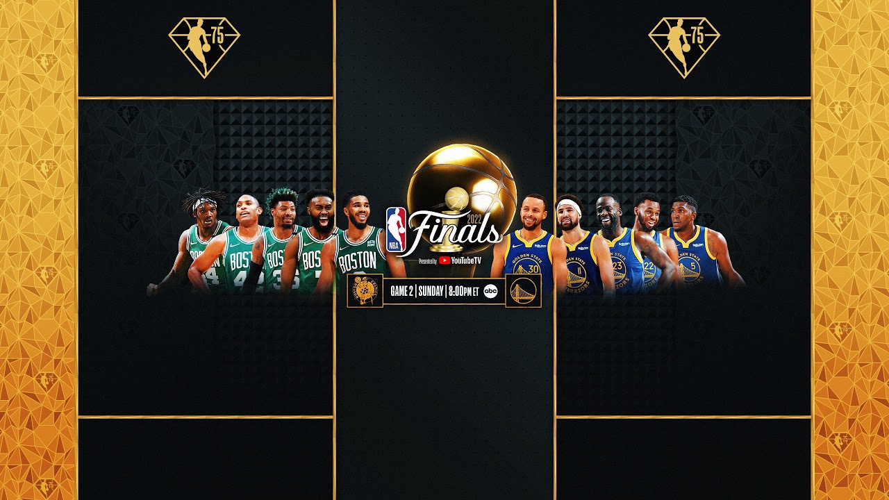 Celtics @ Warriors | Game 2 | 2022 #NBAFinals Presented by YouTube TV Live Scoreboard