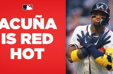 Ronald Acuña Jr. has been SCORCHING OUT! The Braves outfielder is a STAR!
