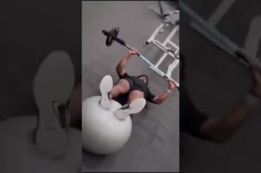 Jamies Working Out with the Equipment that SpongeBob Uses