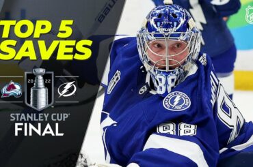 Top 5 Saves from the Stanley Cup Final | 2022 Stanley Cup Playoffs