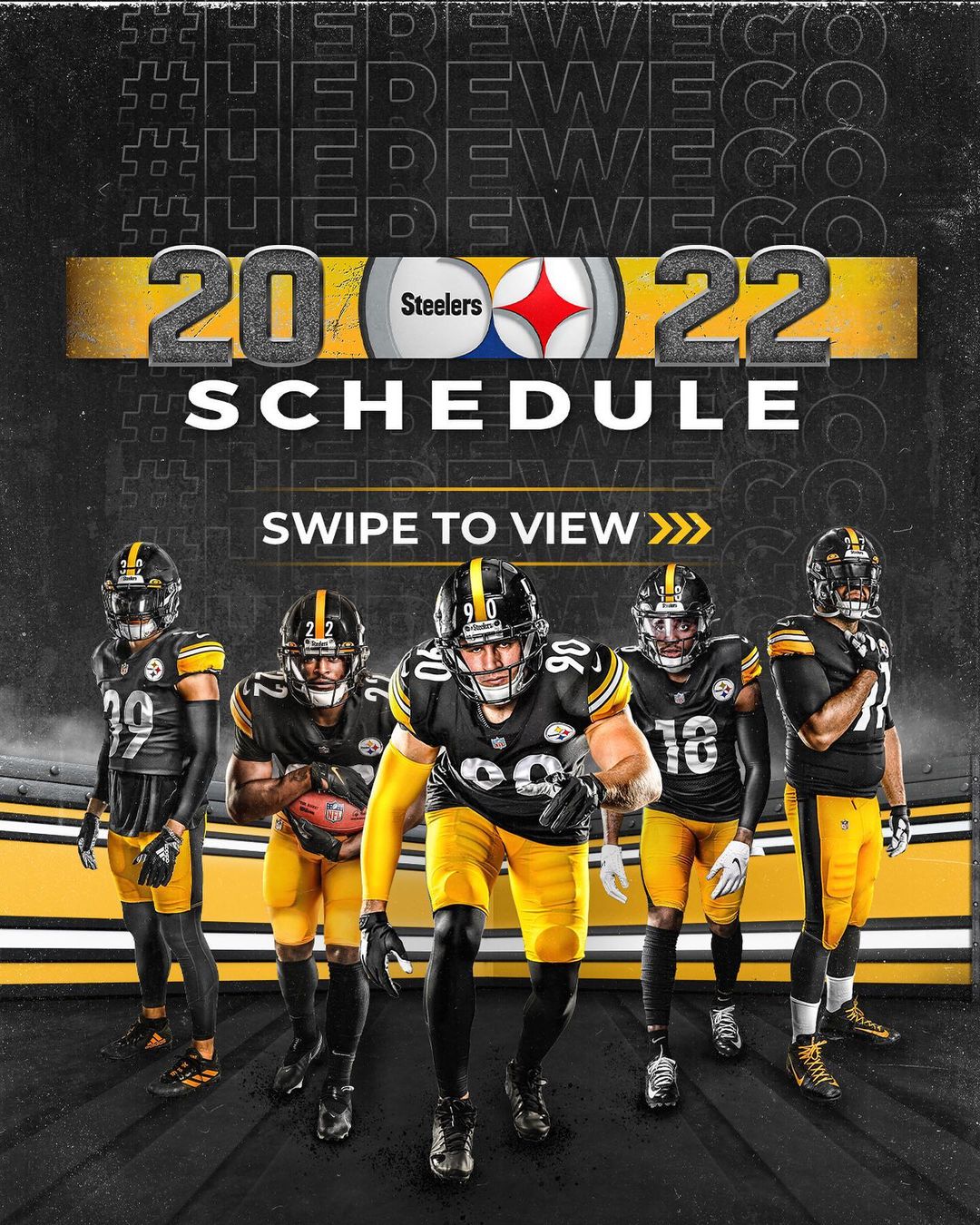 Our 2022 schedule is here #HereWeGo   : Watch NFL Schedule Release '22 on @nflne...