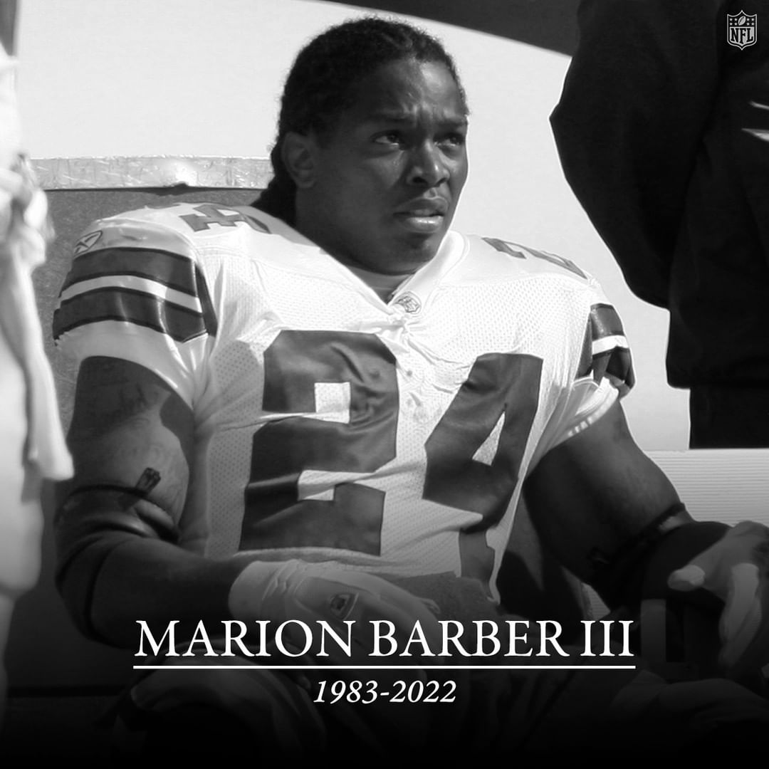 The NFL mourns the tragic loss of Marion Barber III and we extend our deepest co...