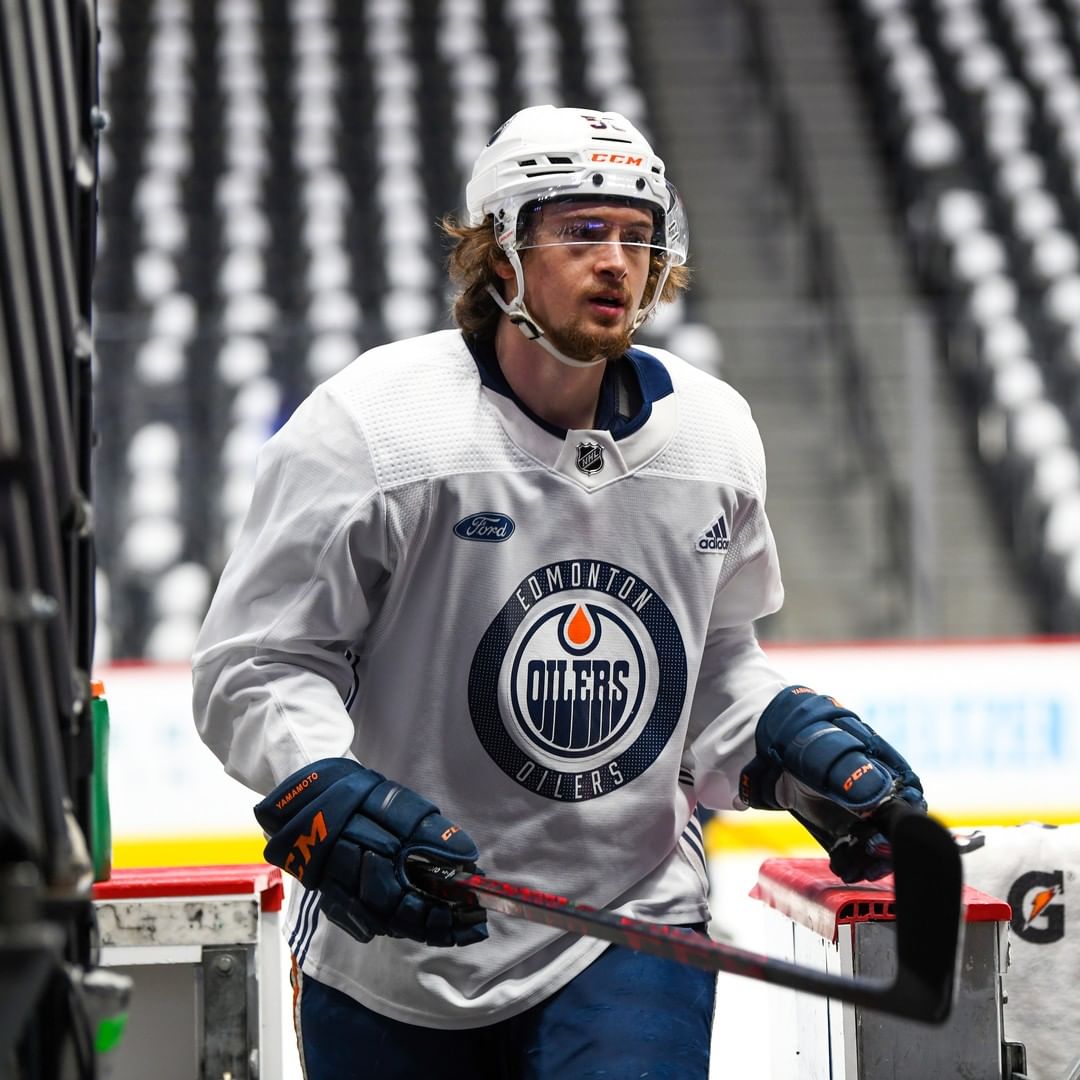 Game 2 morning skate.  #LetsGoOilers...