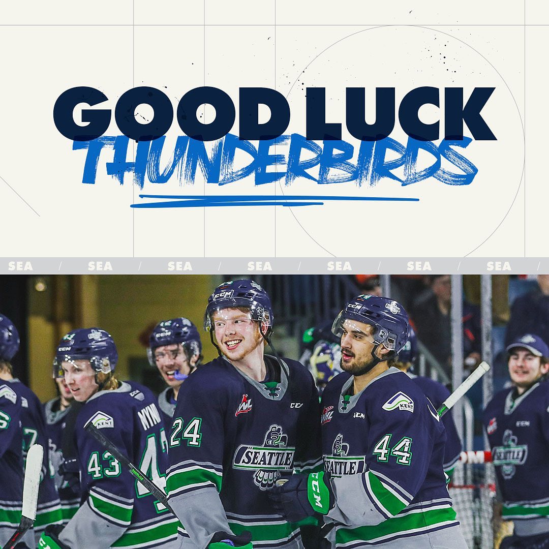 Let's do this, @seattlethunderbirds!  Good luck to the Thunderbirds as they begi...