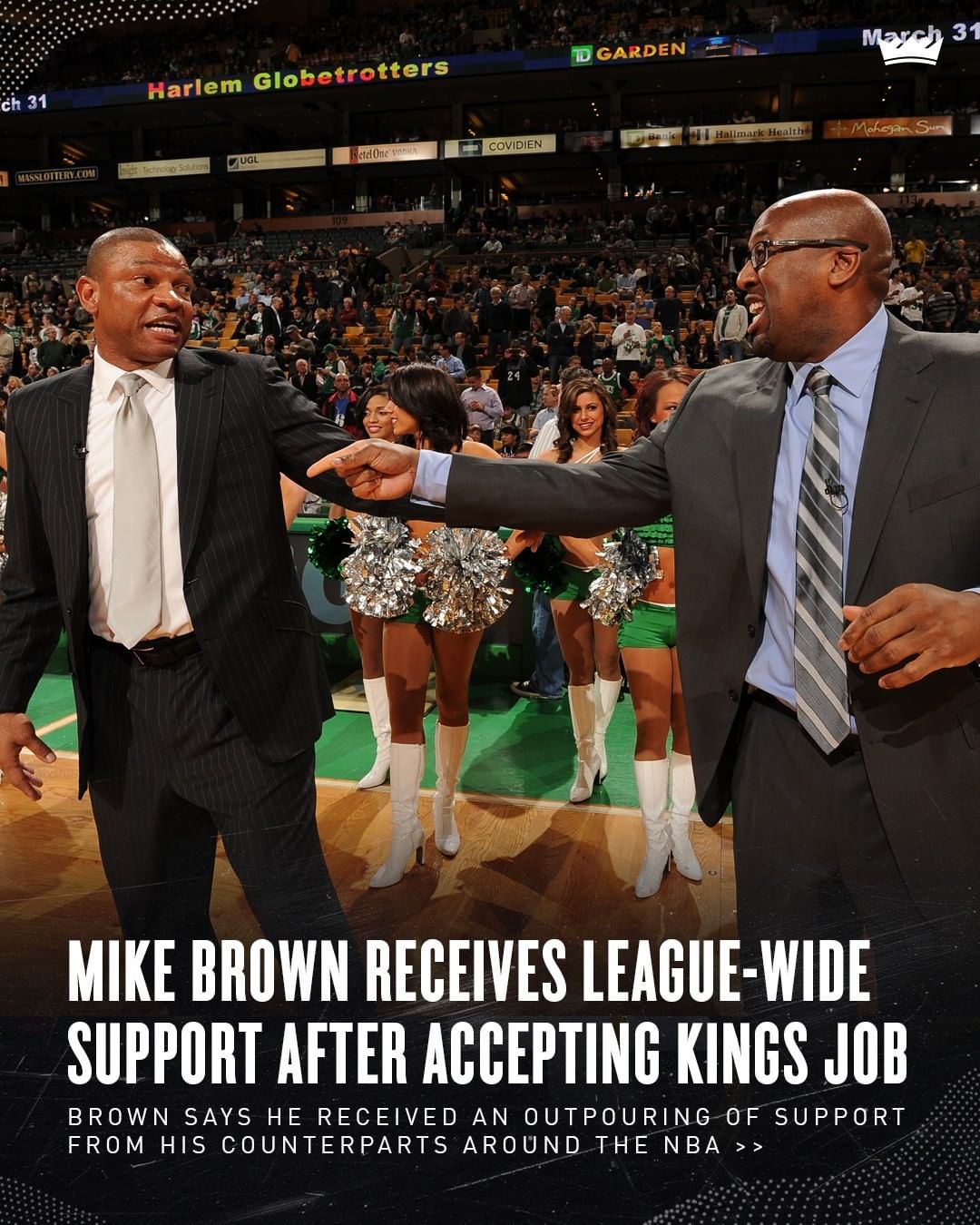 Mike Brown was warmly welcomed back into the fraternity of NBA head coaches...