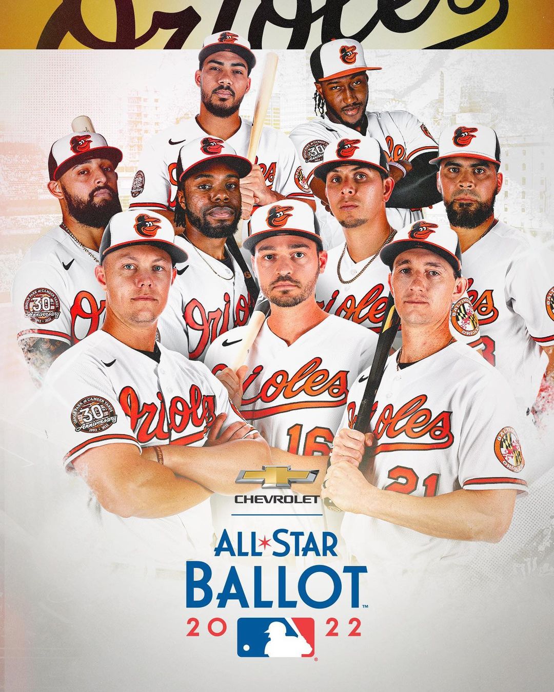California dreamin’. All-Star voting is now open!  #VoteOrioles | Link in bio!...
