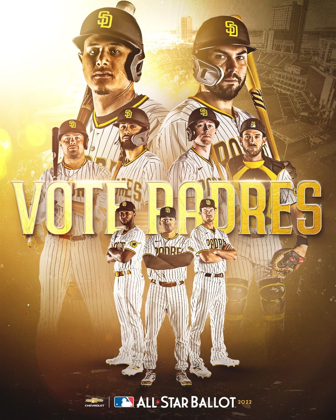 To do list: Wake up  #VotePadres 5x per day...