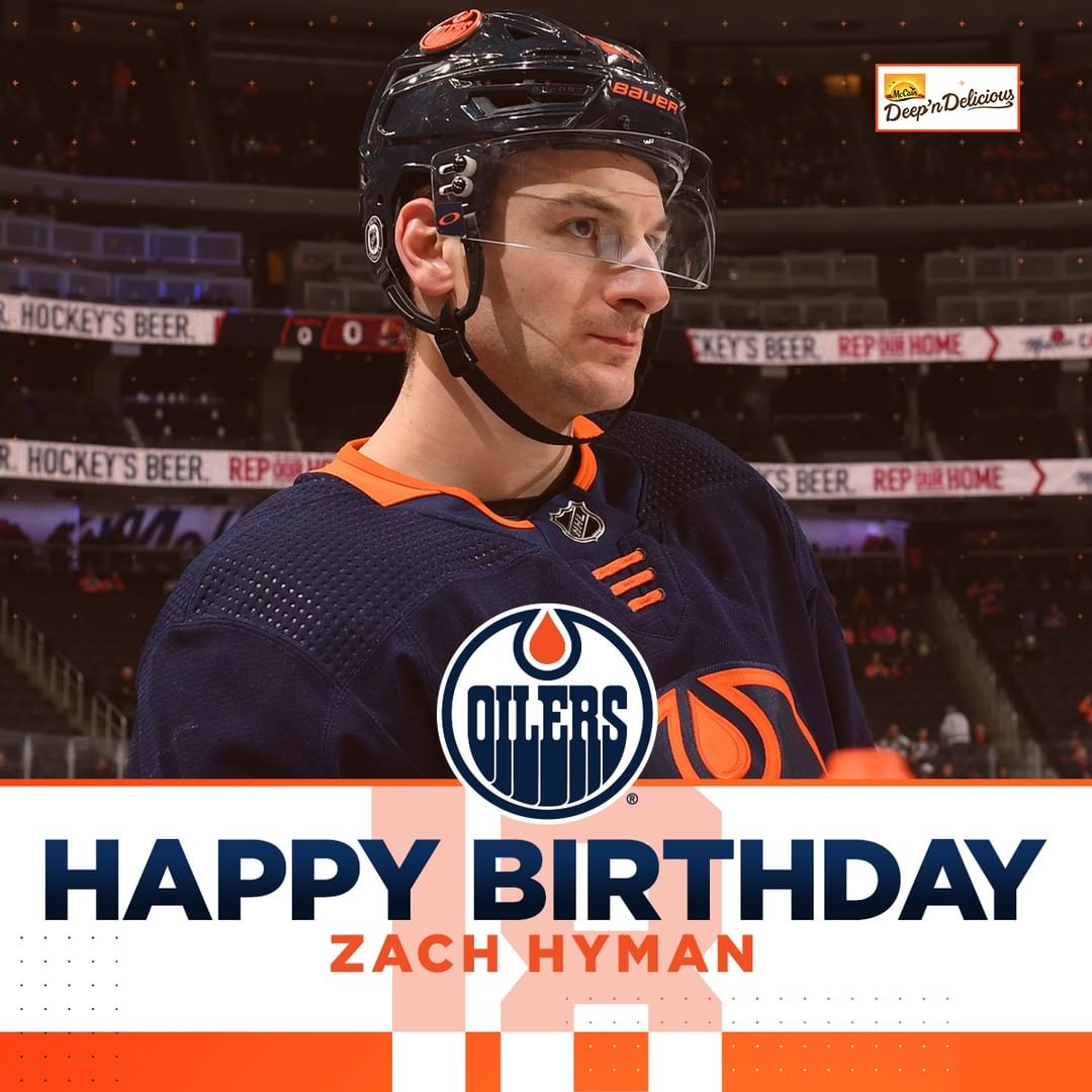 Happy birthday, Hyms!  #LetsGoOilers...