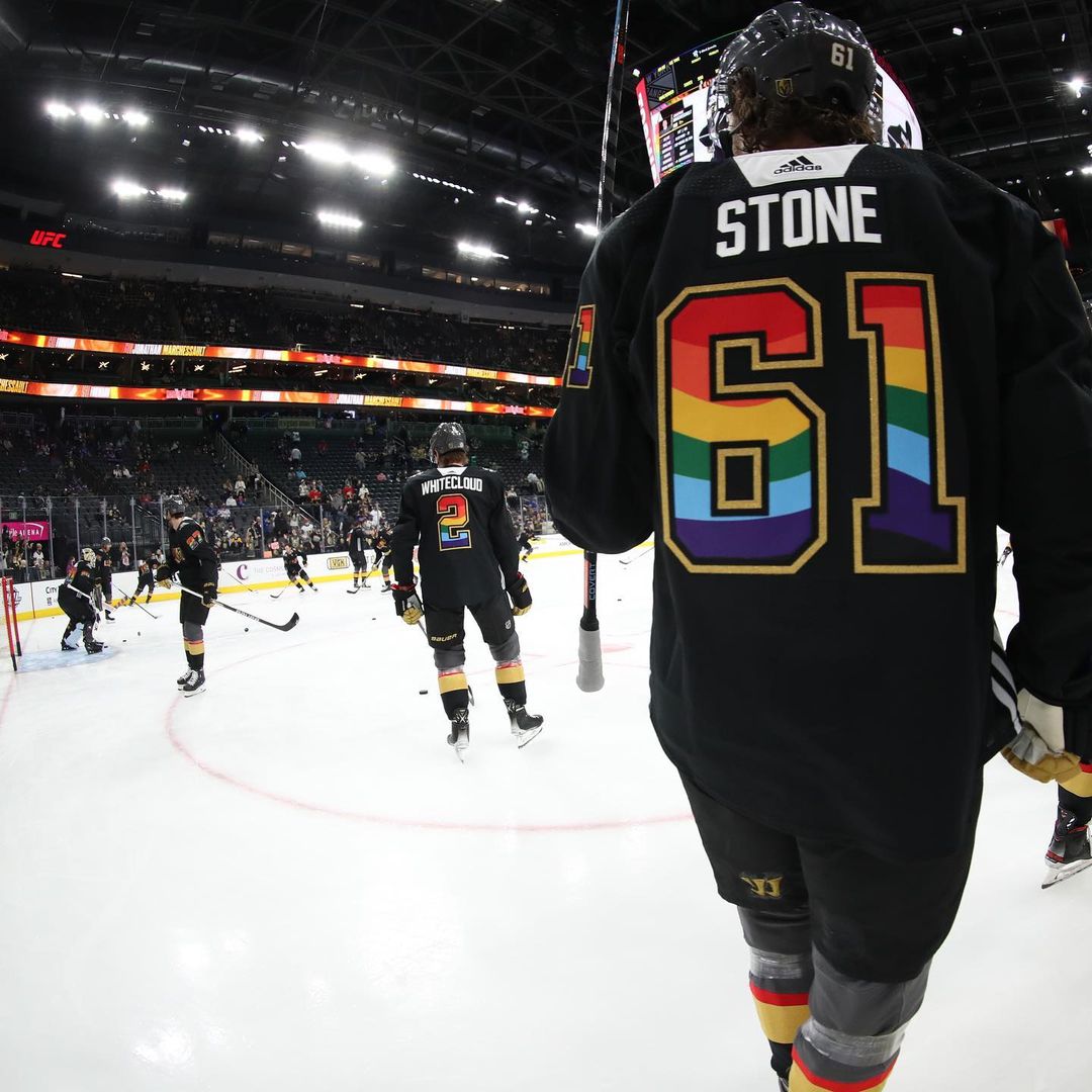 Showing PRIDE  Swipe to see the details on our specialty warmup jerseys from P...