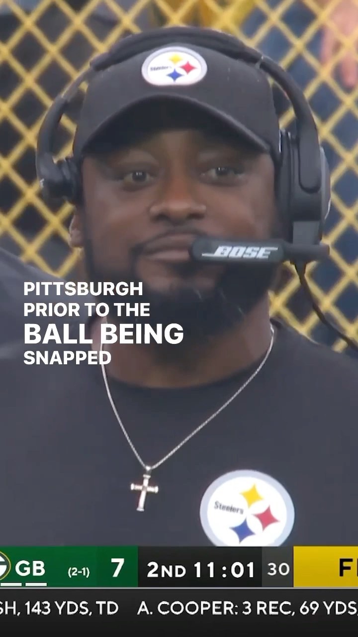 Tomlin wouldn’t let Rodgers get away with it...