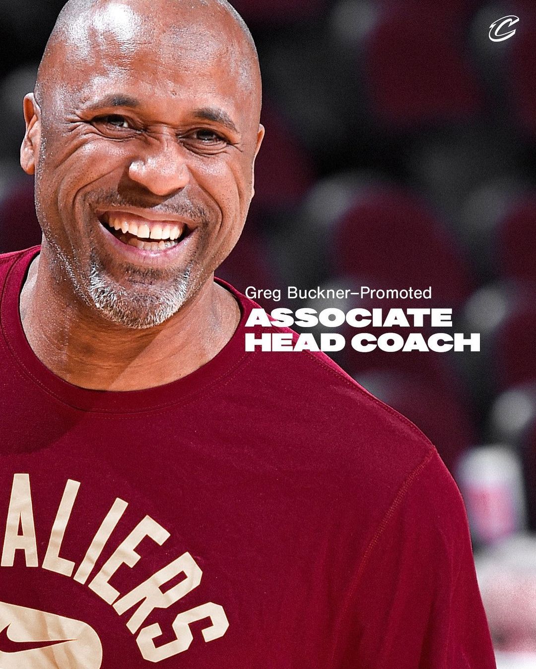 OFFICIAL: #Cavs promote Greg Buckner to Associate Head Coach....