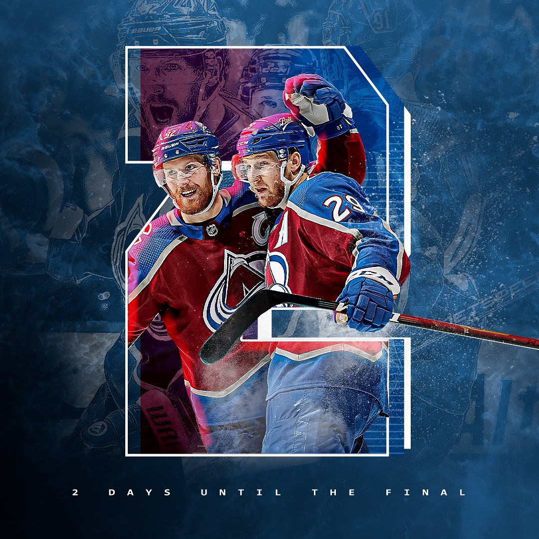Days until the Stanley Cup Final…
#FindAWay #GoAvsGo...