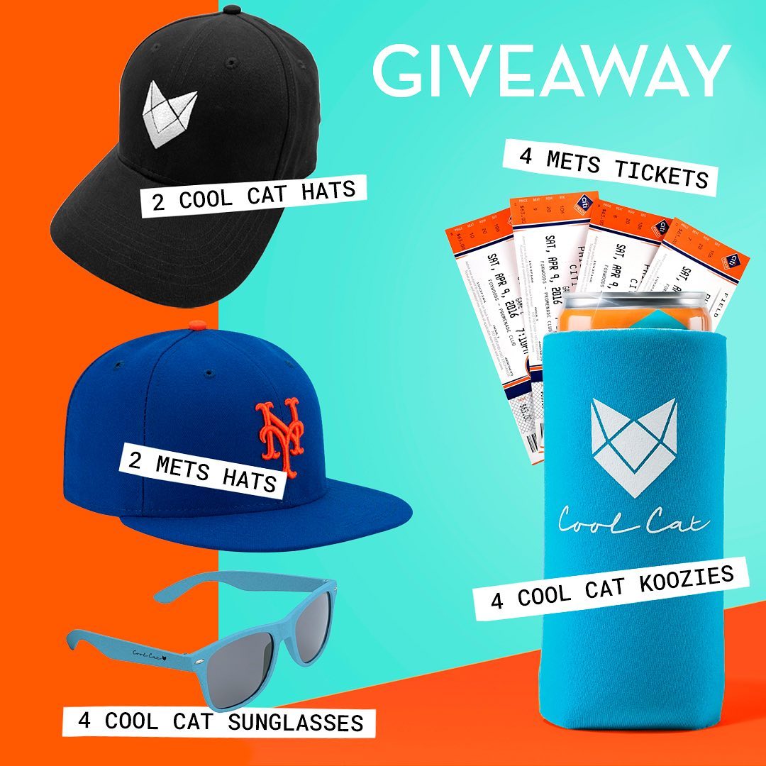 Enter to win a Mets//Cool Cat prize pack, including four #Mets tickets and Cool ...