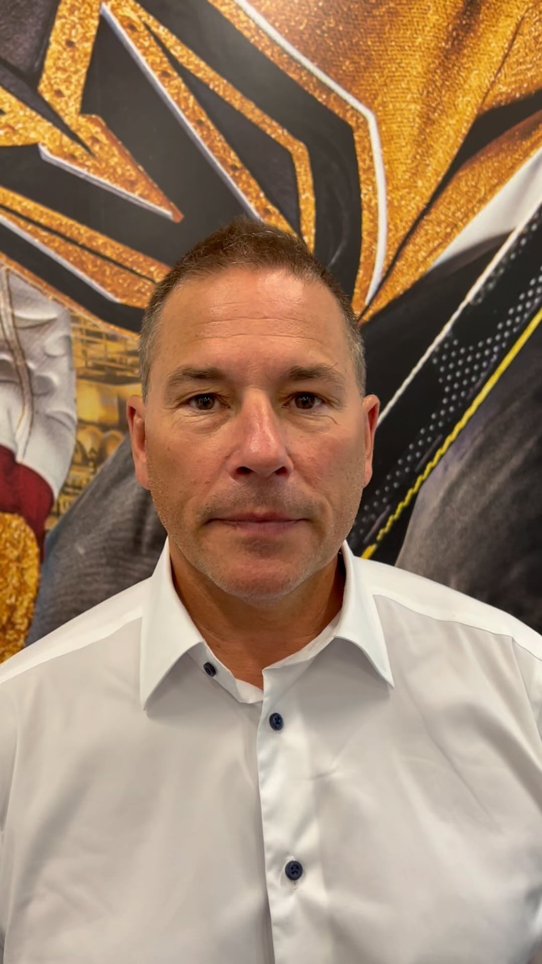 Coach Cassidy has a message for the fans  #VegasBorn...
