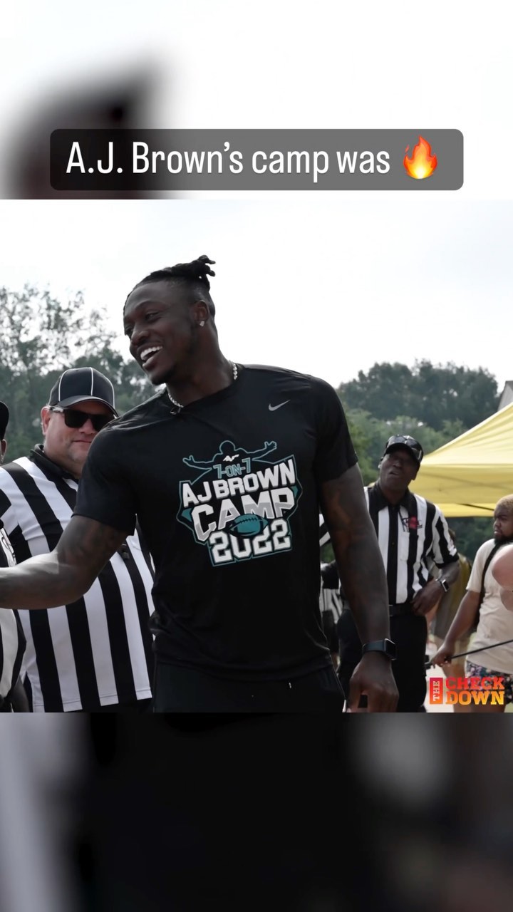 A.J. Brown hosted his first ever 7-on-7 camp at his alma mater Starkville High S...