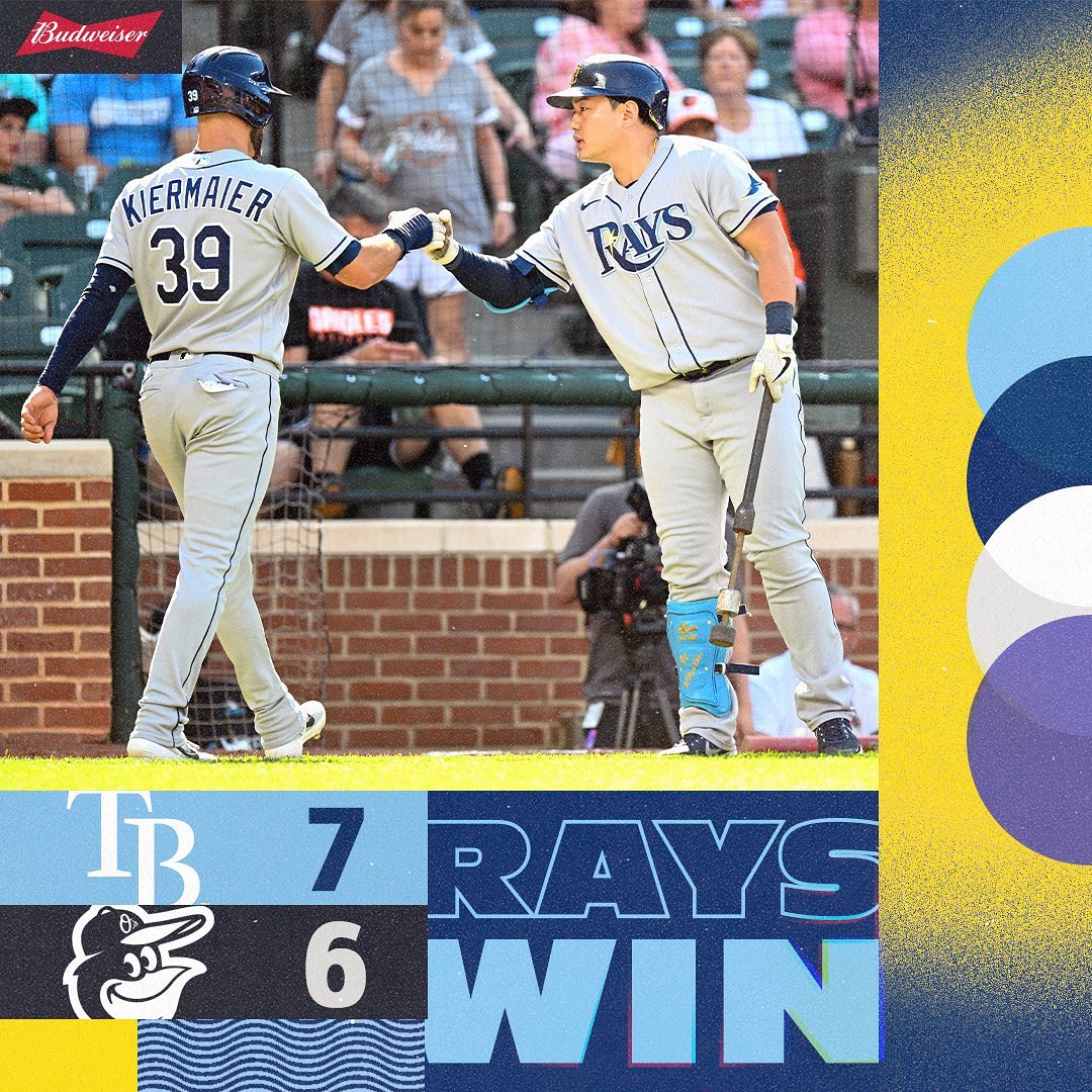 We’ll keep this quick: #RaysWin...