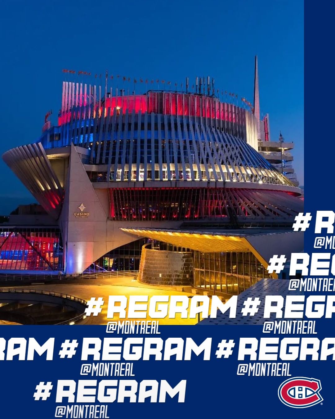Le Casino de Montréal a revêtu nos couleurs en vue du Repêchage de la LNH, tenu ...