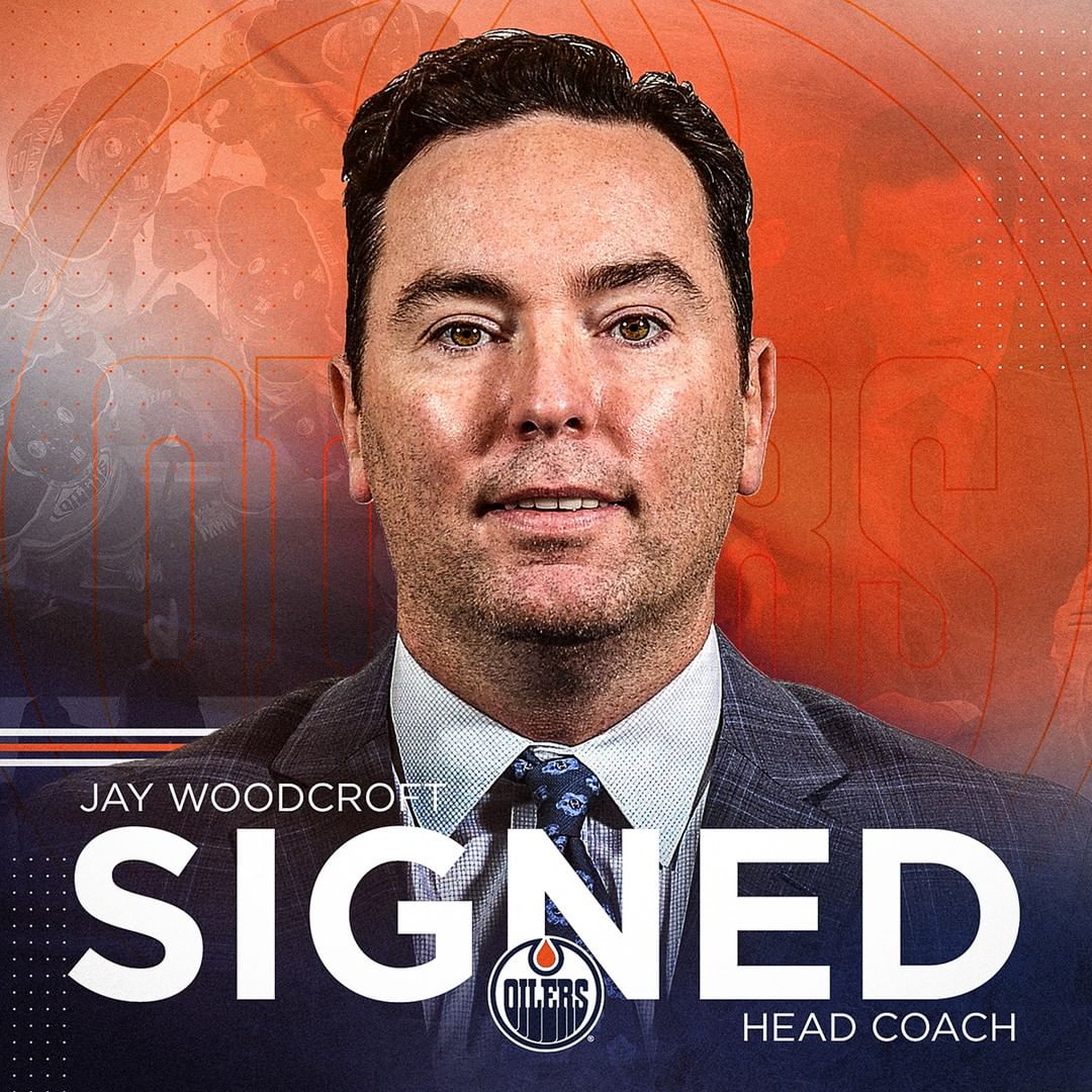 THREE MORE YEARS! The #Oilers have extended the contract of Head Coach Jay Woodc...