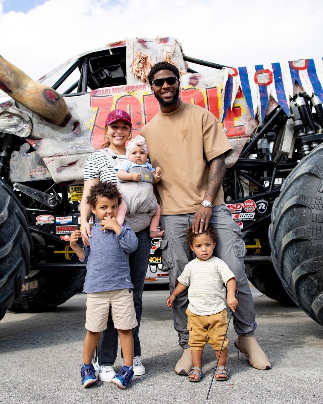 Throwing it back to @monsterjam with the fam!  #HappyFathersDay...