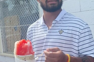#Saints rookies toured New Orleans today and capped it off with snoballs...