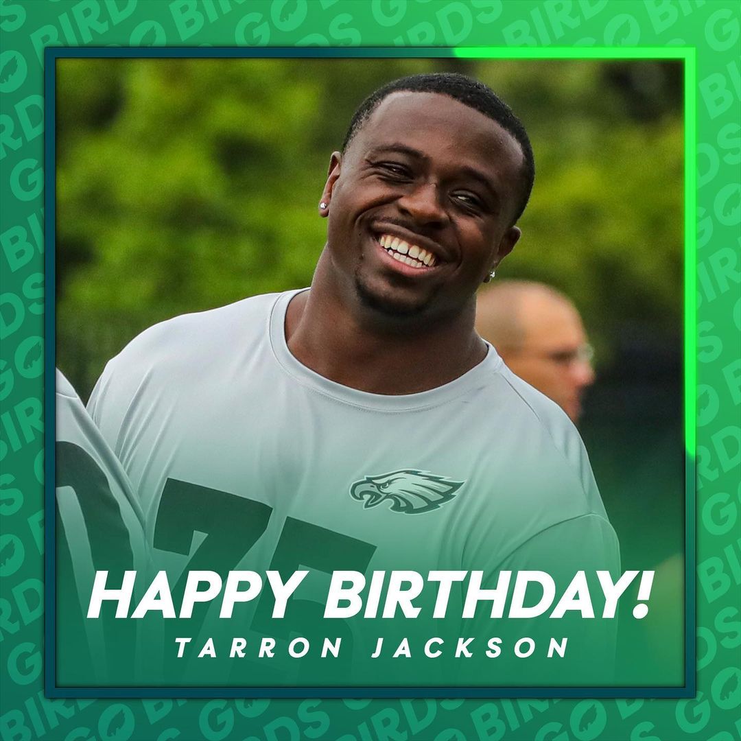 Join us in wishing @tarron_jackson a happy birthday!  #FlyEaglesFly...