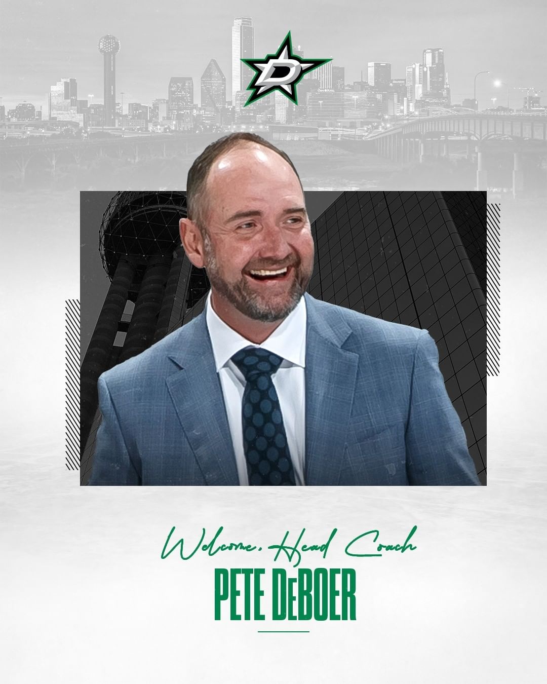 Welcome to #TexasHockey, coach!  Pete DeBoer has officially been named the 25th ...