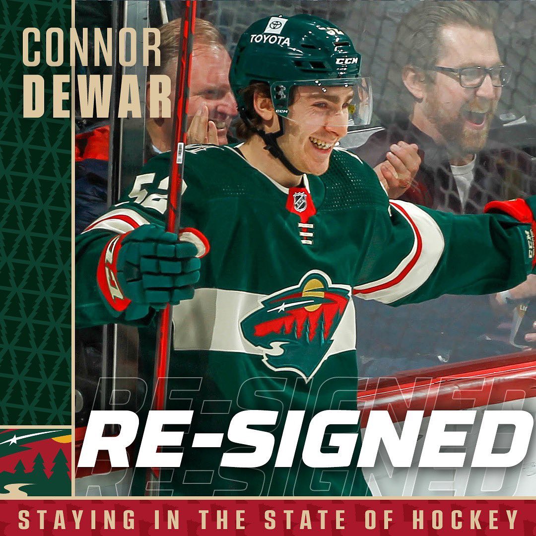 No bidding him a (Dewey) here!  We've signed Connor Dewar to a two-year, one-way...