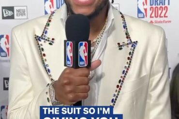 Can we hear a little commotion for the suit  #NBADraft...
