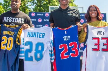 We surprised Jaden with jerseys of his family’s roots in Detroit. His reaction? ...
