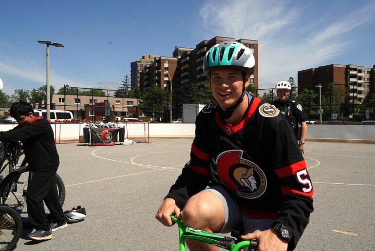 Safety First  The #Sens Community Foundation & the Holden Family (joined by a ...
