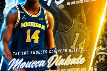 Another one off the board! @m0ussadiabate is a Clipper  x  | #GoBlue  #ProBlue...
