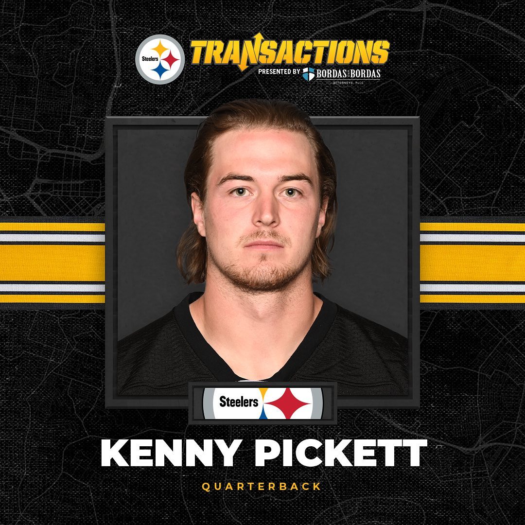 We have signed QB Kenny Pickett....