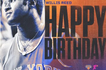 Wishing a happy birthday to the legendary Willis Reed!...
