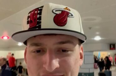 Just a rookie and his favorite draft hat ready to take on Miami...