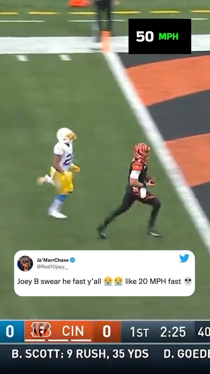 20mph is light work for @joeyb_9...