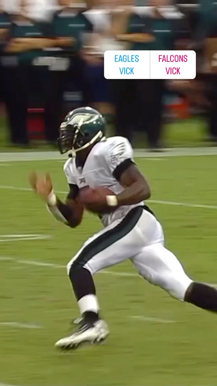 A lefty with a rocket arm & 4.33 speed?! @mikevick’s talent was unreal....
