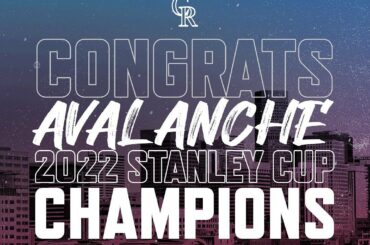 TURN THE LIGHTS OFF, CARRY THE STANLEY CUP HOME  CONGRATS @coloradoavalanche ! L...