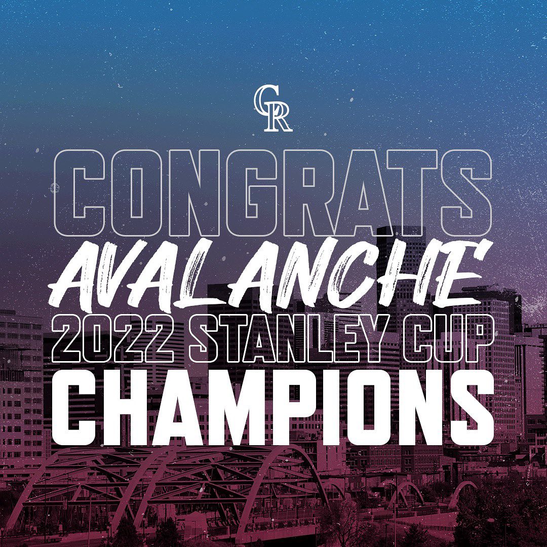 TURN THE LIGHTS OFF, CARRY THE STANLEY CUP HOME  CONGRATS @coloradoavalanche ! L...