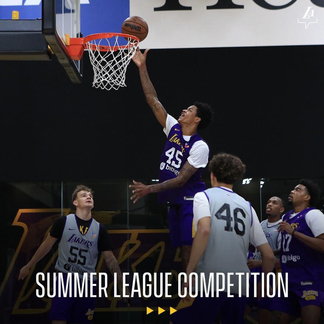 Competition's heating up  #LakersSummer...